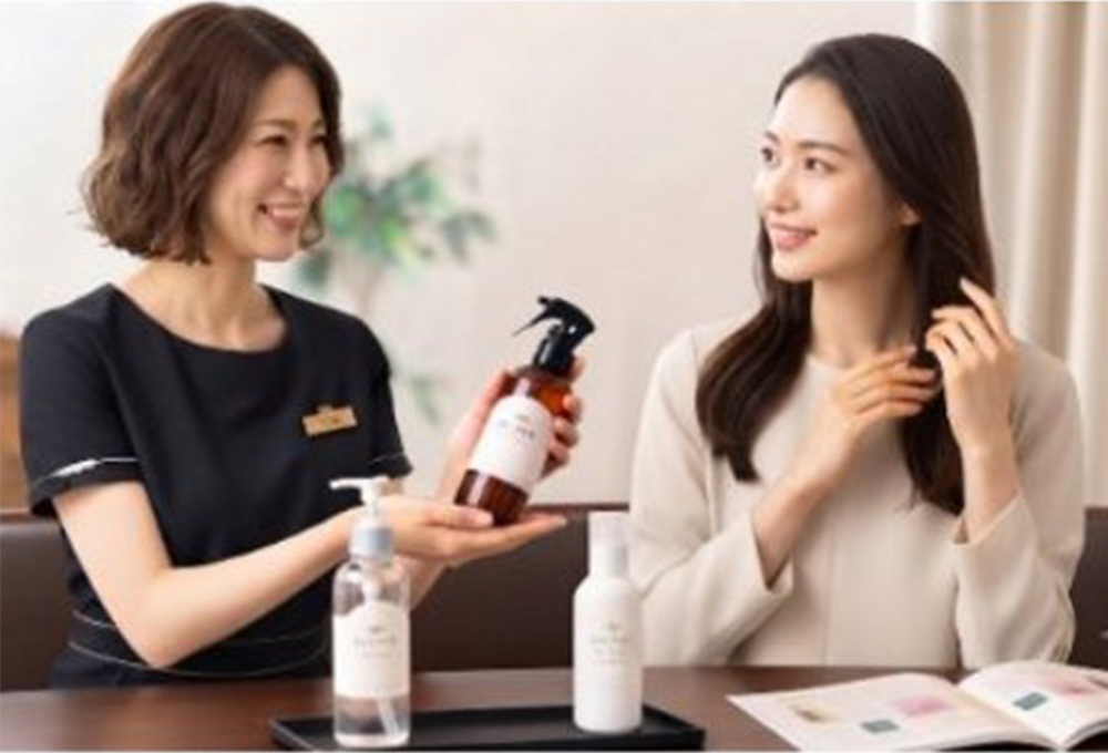 サロンケアとホームケア。ふたつのケアで、未来の髪を育てる。